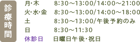 診療時間